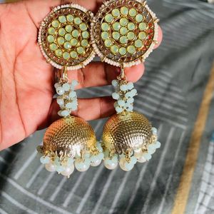 Meenakari Pearl Earrings