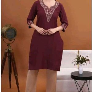 Kashmir Embroidery Woolen Kurta