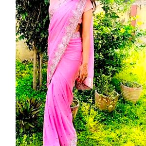 Light Pink Saree