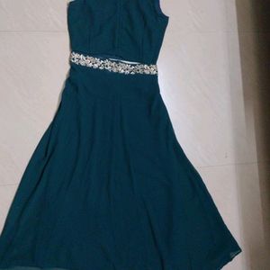 Dark Green Dress