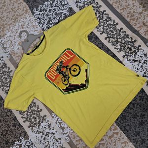 Printed Yellow T-Shirt