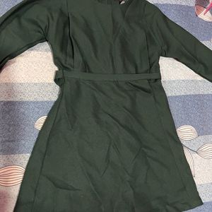 Bottle Green Dress