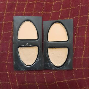 Pair Of 2 Peice Foundation And Compact Powder