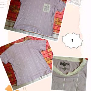 4 Regular & Crop Tshirts (Women)