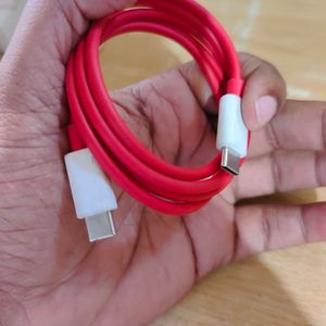 OnePlus type c to cee Cable red