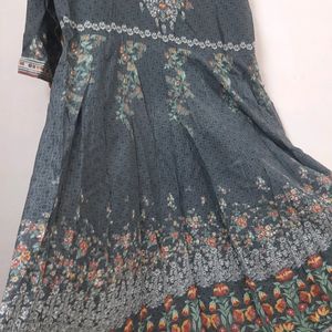 Biba Anarkali Kurta With Dupatta