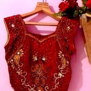 Blouse And Lehenga