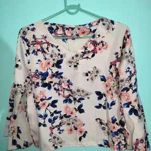 Flared Sleeve Top