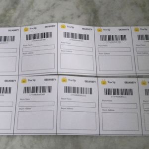 100 Shipping Labels (Sticker)