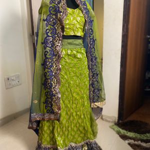 Greean Lehenga