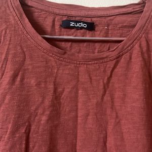 Zudio Women Top - Rust Brown