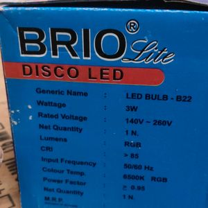 Disco Led Moving Bulb