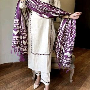 handloom cotton kurta pant and khadi silk ikkat pr