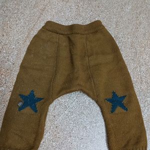 2 Soft Wool Pant and 1 Sweatpant For Baby