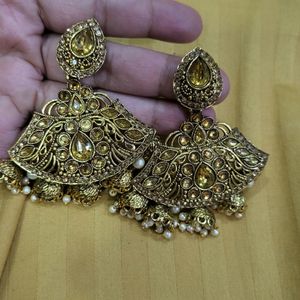 Gold Look Earrings