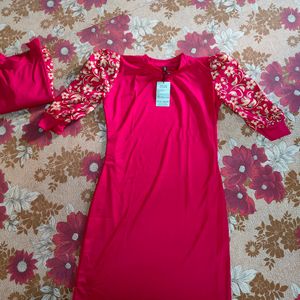 Women Bodycon Pink Dress