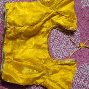 Yellow Color Readymade Blouse