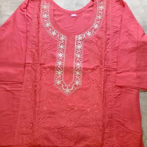 Daily Wear Embroidery Work Kurti