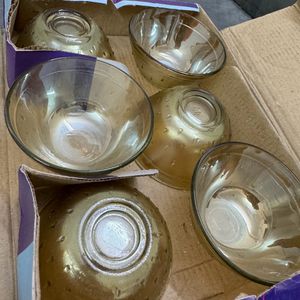 6 pcs glass bowl set