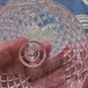 Crystal Diamond Glass Multi-PurposeTable Jar