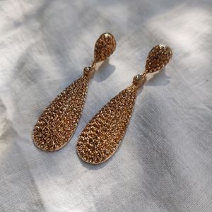 Beautiful Gold Plated Drop Earrings