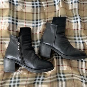 Black Ankle Boots (good As New)