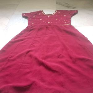 Georgeous Maroon Anarkali