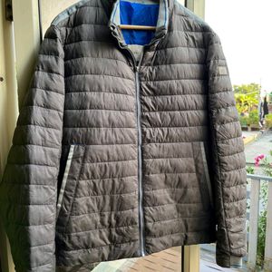 Bugatti Grey Puffer Jacket