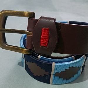 Mens Premium Hand-Stitched Leather Belt