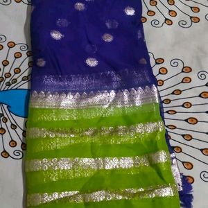 Pure Georgette Wedding Saree