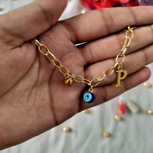 Evil Eye Initial Bracelet Rakhis 🤍🫶🏻