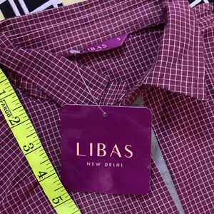 Libas Formal Purple Kurta  Pent Set