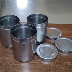 Set Of 3 Small Containers