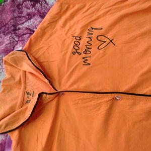 Orange Co-ord Set For Women