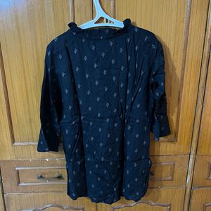 Black Kurti Top