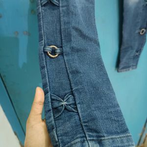 Blue Denim Jeans For Girls