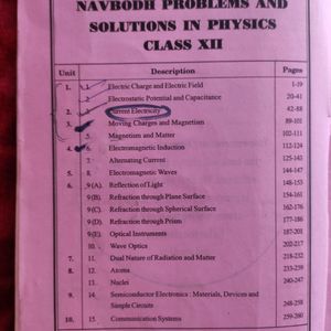 NAVBODH PHYSICS SOLUTIONS