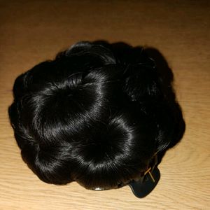 Black Clutcher Hair Juda Bun For Women's