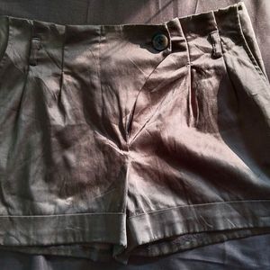 Selling For Coins Coffee Brown Satin Shorts 🎀