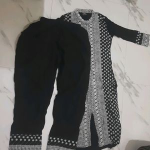 Black Kurthi Set