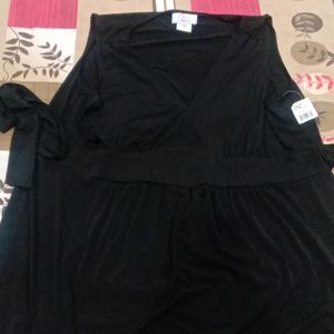 Black Party Wear Top