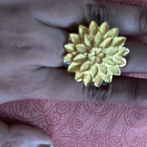 Adjustable Gold Plated Ring