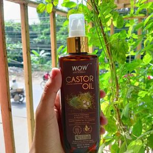 Unused Pack Of Wow Castor Oil, Cold pressed