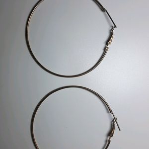 Two Earing Set (Black And Gold )