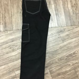 Black 30 Girls Cargo Jeans