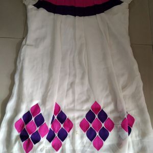 It's Beautiful White Kurta Xl Size