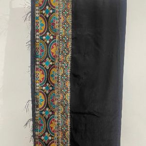 Formal Black Saree