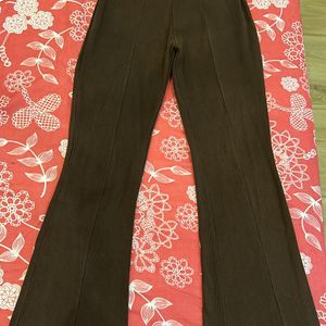 Flared Brown Trousers (xs)