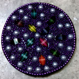 Handcrafted Decorative Round Hand Pocket Mirror