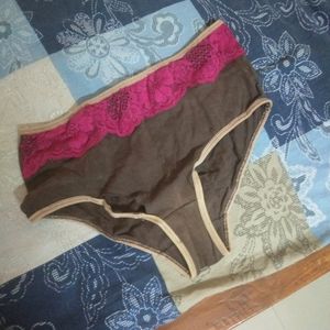 Brown Lace Brief